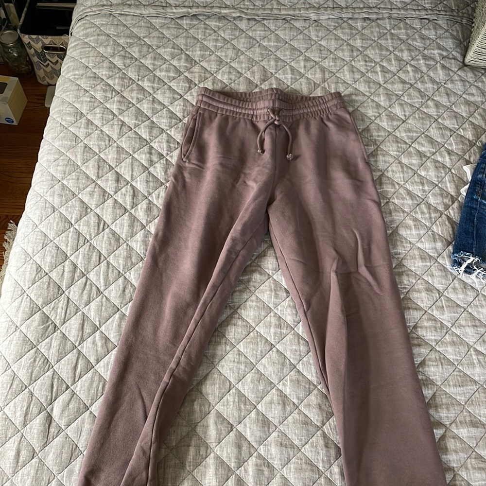 Aritzia TNA Cozy Fleece Joggers